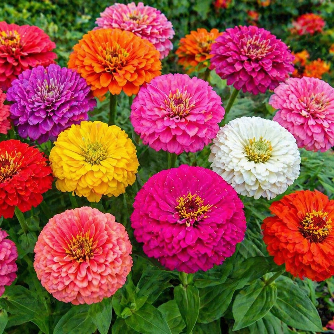 Zinnia Mixed Color Flower Seeds
